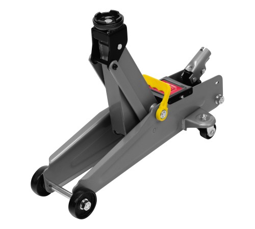 Домкрат гидравлический подкатный, 2 т, высота подъема 135-385 мм, в пластиковый кейсе Matrix