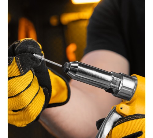 Пневматический заклепочник PR4, 2,4-4,8 мм Denzel