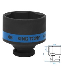 Головка торцевая ударная шестигранная 1/2", 46 мм KING TONY 453546M