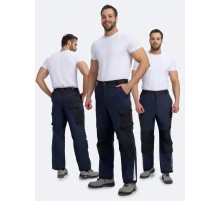 Брюки Милан NEW CH МВО (тк.Смесовая,270), т.синий/черный