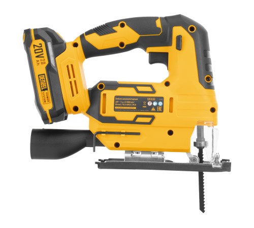 Лобзик аккумуляторный CJH-20-80, Li-Ion, 20 В// Denzel