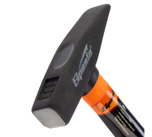 Молоток слесарный, 200 г, фибергласовая обрезиненная рукоятка Sparta