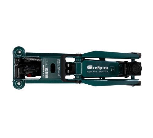 Домкрат гидравлический подкатной, 3 т, 192-532 мм, SUV Сибртех