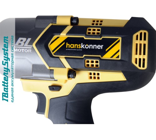 Аккумуляторный ударный гайковерт Hanskonner HCD18100S 1BatterySystem Аккумуляторный ударный гайковерт Hanskonner HCD18100S 1BatterySystem