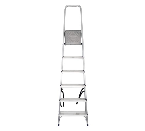 Стремянка усиленная, 6 ступеней, алюминиевая, MTX