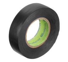 Изолента ПВХ, 19 мм х 20 м, черная Сибртех