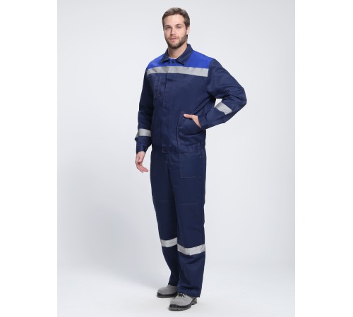 Костюм Легион-1 СОП CH (тк.Смесовая,210) брюки, т.синий/васильковый