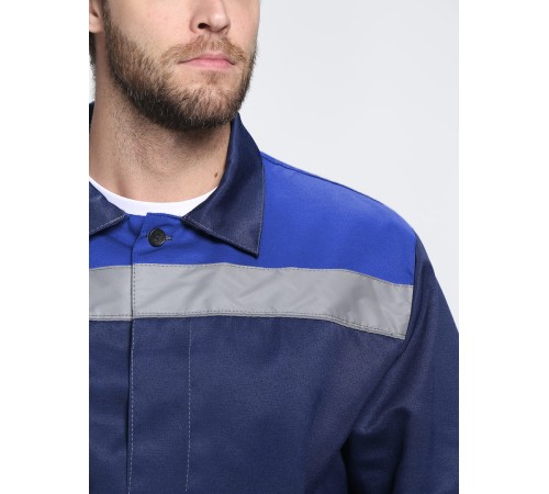 Костюм Легион-1 СОП CH (тк.Смесовая,210) брюки, т.синий/васильковый