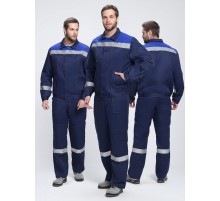 Костюм Легион-1 СОП CH (тк.Смесовая,210) брюки, т.синий/васильковый