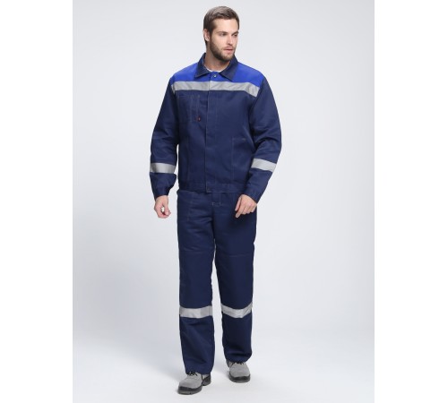 Костюм Легион-1 СОП CH (тк.Смесовая,210) брюки, т.синий/васильковый