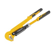 Ключ трубный рычажный №0, 3/4", цельнокованый, CrV, тип "L" Denzel