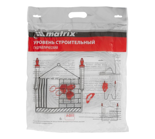 Гидроуровень,удлиненная колба, рельефная градуировка, 7м Matrix Гидроуровень,удлиненная колба, рельефная градуировка, 7м Matrix
