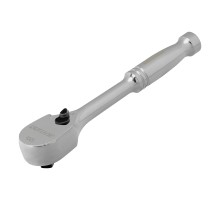 Ключ-трещотка 1/4", CrV, 120 зубьев, цельнометаллический, хром Gross Ключ-трещотка 1/4", CrV, 120 зубьев, цельнометаллический, хром Gross