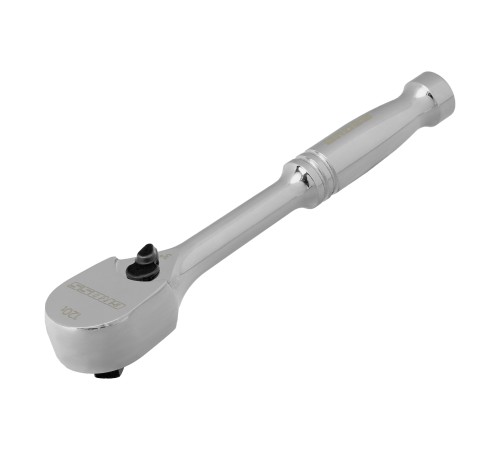 Ключ-трещотка 1/4", CrV, 120 зубьев, цельнометаллический, хром Gross Ключ-трещотка 1/4", CrV, 120 зубьев, цельнометаллический, хром Gross