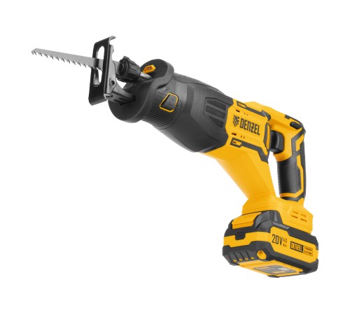 Пила сабельная аккумуляторная бесщет. RS-250, Li-Ion, 20 В Denzel