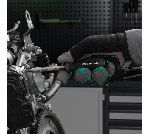 Набор инструмента, 1/4, Cr-V, S2, усиленный кейс, 47 предметов Stels