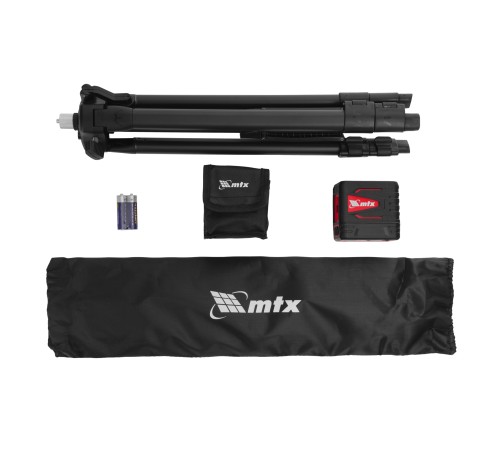 Лазерный уровень QBC GREEN Pro SET, 20 м, зеленый луч, батарейки, штатив MTX