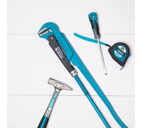 Ключ трубный рычажный 2, №3, цельнокованый, CrV, тип 