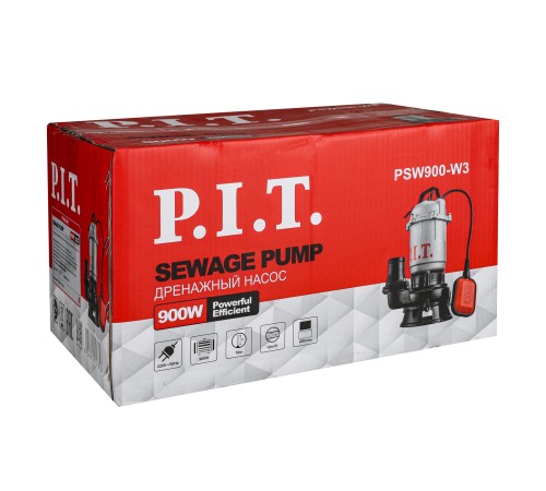 Насос фекальный сетевой P.I.T. PSW900-W3