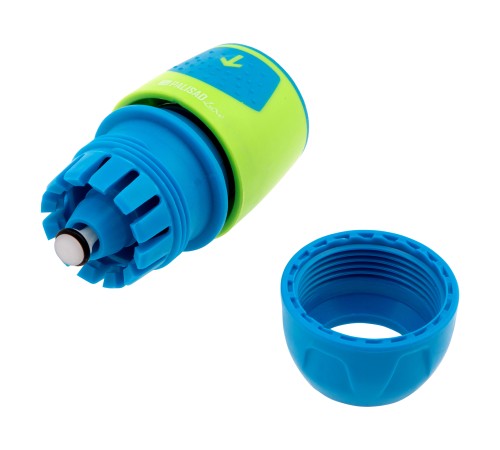 Соединитель быстросъемный для шланга 1/2-3/4, аквастоп, АВС-пластик Palisad Luxe