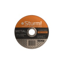 Диск отрезной по металлу, АРМИРОВАННЫЙ,размер 125x1.2x22.23 Sturm!
