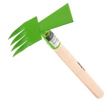 Мотыжка комбинированная, 80 х 380 мм, стальная, деревянная рукоятка, Агроном, Сибртех