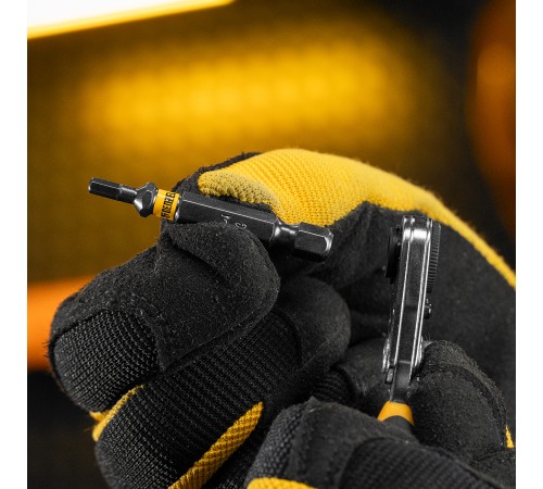 Бита HEX 3х50, сталь S2, шестигранный профиль, 10 шт. Е 6,3 Denzel