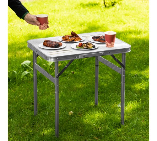 Стол складной алюминиевый, столешница МДФ, 600 х 450 х 250/590 Camping Palisad Стол складной алюминиевый, столешница МДФ, 600 х 450 х 250/590 Camping Palisad