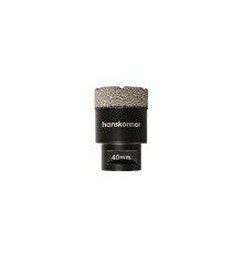 Коронка алмазная для УШМ, tilepro, 40 мм, вакуумн. Спекание алмазов, Hanskonner Коронка алмазная для УШМ, tilepro, 40 мм, вакуумн. Спекание алмазов, Hanskonner