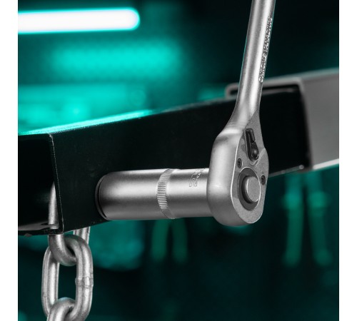 Головка торцевая удлиненная, 22 мм, шестигранная, CrV, под квадрат 1/2 Stels