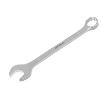 Ключ комбинированный, 28 мм, CrV, матовый хром Stels
