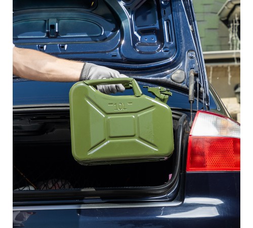 Канистра для ГСМ, металлическая, 10 литров Stels