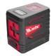 Лазерный уровень QBC RED Pro SET, 10 м, красный луч, батарейки, штатив MTX