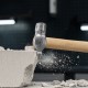 Молоток слесарный, 600 г, круглый боек, деревянная рукоятка