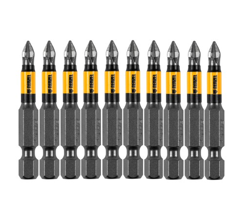 Бита PH1х50, сталь S2, цилиндр., 10 шт. Е 6,3 Denzel