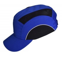 Каскетка защитная с СОП, васильково-черный