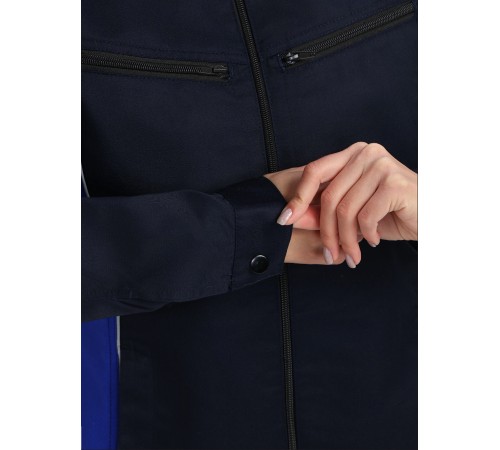 Костюм женский ProfLineSpecialist-1 (тк.Смесовая,240) брюки, т.синий/васильковый