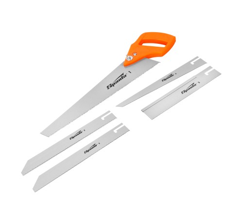 Ножовка по дереву, 350 мм, 5 сменных полотен, пластиковая рукоятка Sparta