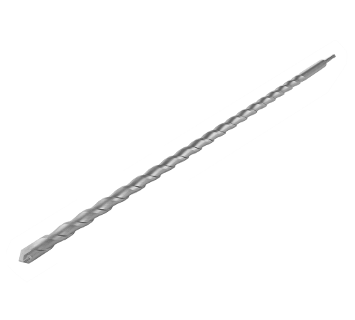 Бур SDS+ 24X800 ШНЕКОВАЯ СПИРАЛЬ (ОДИНАР. СПИРАЛЬ) ТВЕРДОСПЛАВНАЯ ПЛАСТИНА, Sturm! (рус)