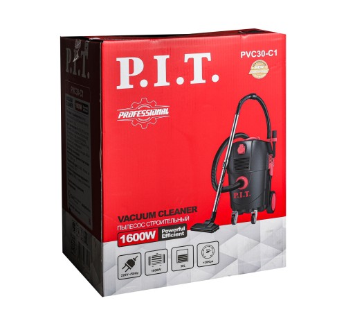Пылесос строительный сетевой P.I.T. PVC30-C1