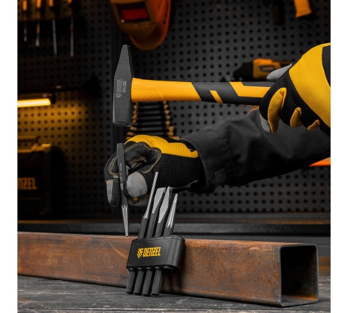 Набор инструментов, 1/2", 1/4", CrV, S2, пластиковый кейс, 84 предмета Denzel