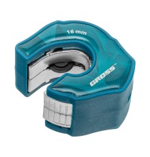 Труборез ладонный "Piranha", 16 мм, 1/2, автоматическая регулировка зажима трубы, трещотка с храповым механизмом, отверстие 1/4 Gross