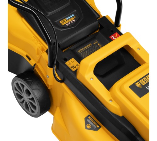 Газонокосилка электрическая GMC-1200, шир.,32см, 1200 Вт, 3 уров., травосб. 30 л Denzel