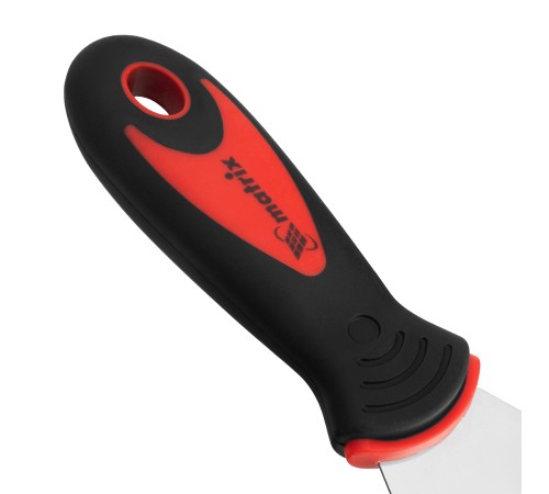 Шпательная лопатка из нержавеющей стали, 80 мм, двухкомпонентная ручка Matrix