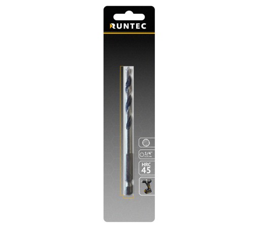 RUNTEC RT-DT5 Сверло по дереву Runtec HRC45 5 x 105мм HEX 1/4 RUNTEC RT-DT5 Сверло по дереву Runtec HRC45 5 x 105мм HEX 1/4