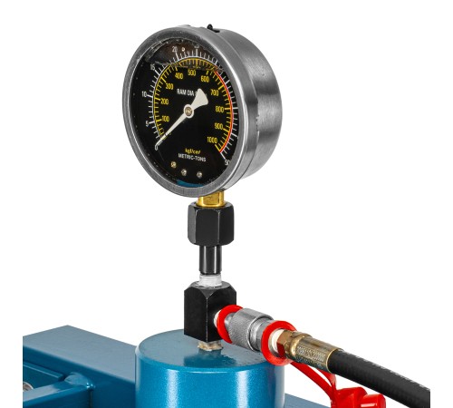 Пресс гидравлический с манометром и педалью, 30 т Stels