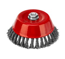 Щетка для УШМ, 150 мм, М14, "чашка", крученая проволока 0.8 мм Matrix