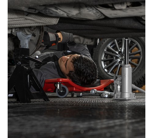 Домкрат гидравлический бутылочный, 2 т, высота подъема 181-345 мм Matrix