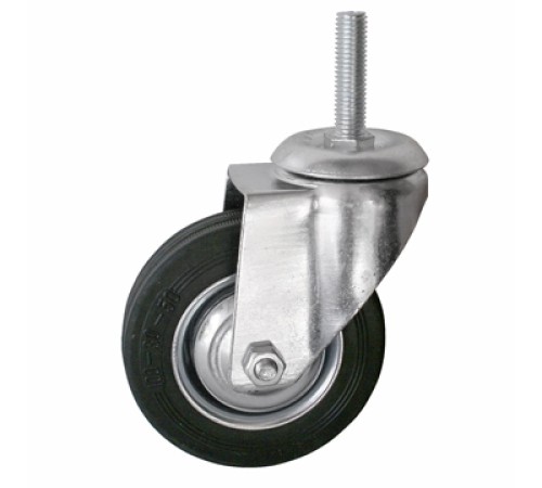 Колесо поворотное SCt 97 85 мм резина с болтом (F) Колесо поворотное SCt 97 85 мм резина с болтом (F)