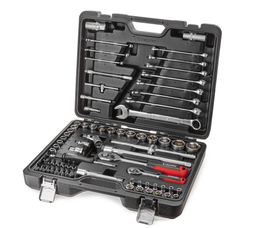 RUNTEC RT-HT82T Набор ручных инструментов RUNTEC TECHNIC 82 предмета 1/2", 1/4"